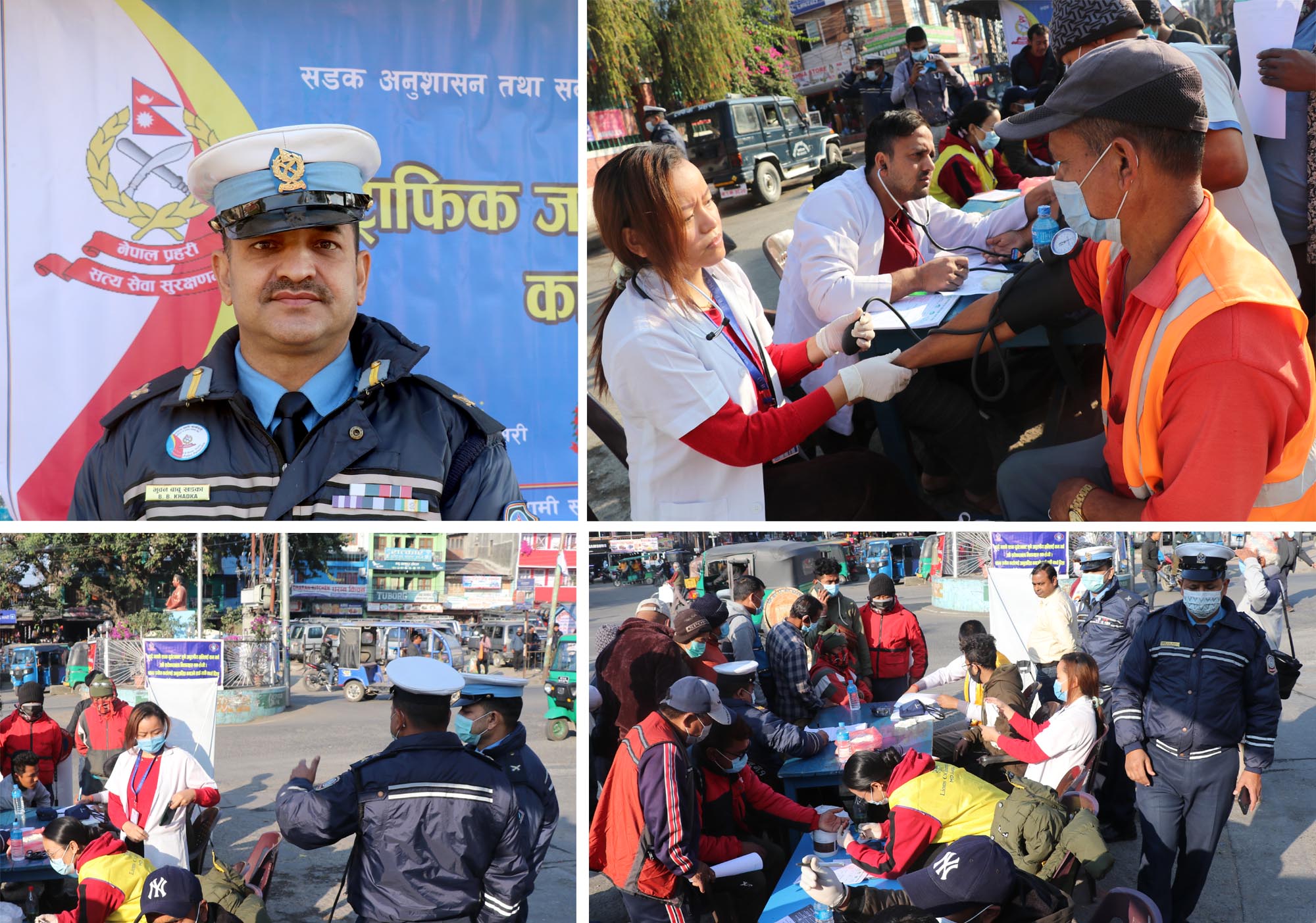 धरानमा दुर्घटना घटाउने कोसिस गर्दै ट्राफिक