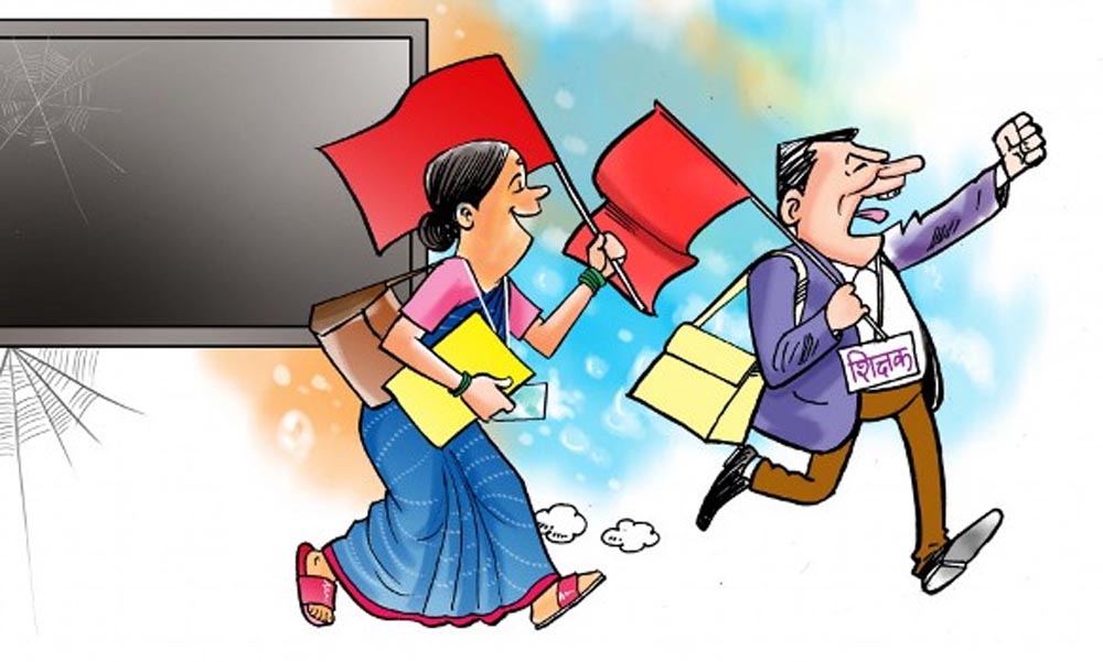 त्रिविको चेतावनीः त्रिविका पदाधिकारी, प्राध्यापक, शिक्षक र कर्मचारी दलको उम्मेद्वार बने कारवाही