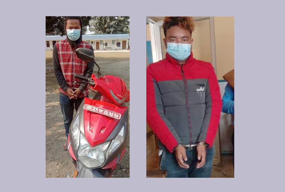 धरानकी युवतीको स्कुटी चोरेर बराहक्षेत्र पुरयाउने युवा समातिए