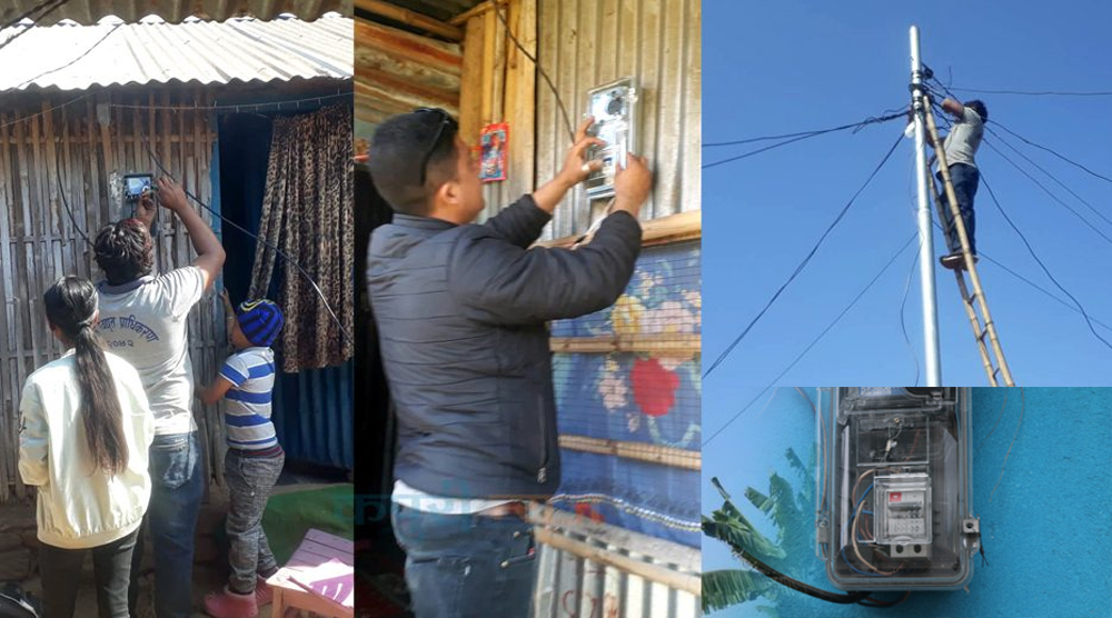 धरानमा मिटर अभावले बिजुली बाल्न पाएनन्