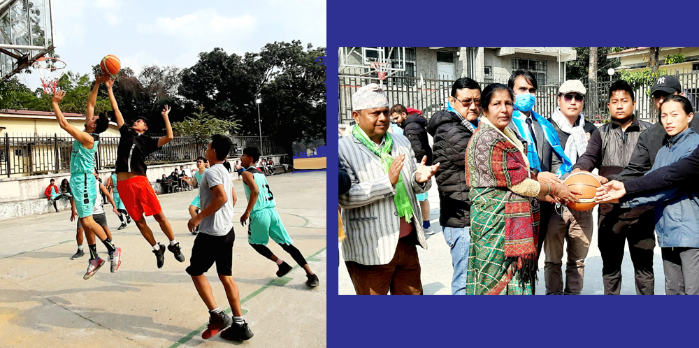 धरानमा अशोक बास्फोरको स्मृतिमा बास्केटबल