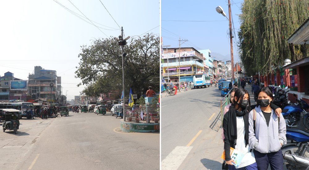 धरानमा बन्दको प्रभाव थोरै