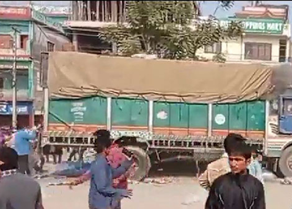 सुनसरीमा ट्रकको ठक्करले मृत्यु