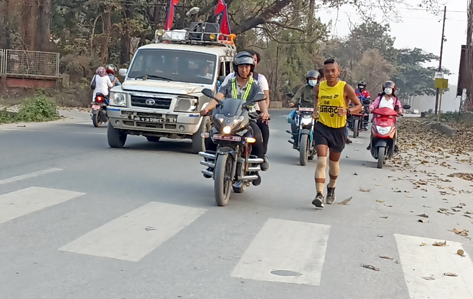 जो काठमाडौंदेखि दौडिएर धरान आइपुगे