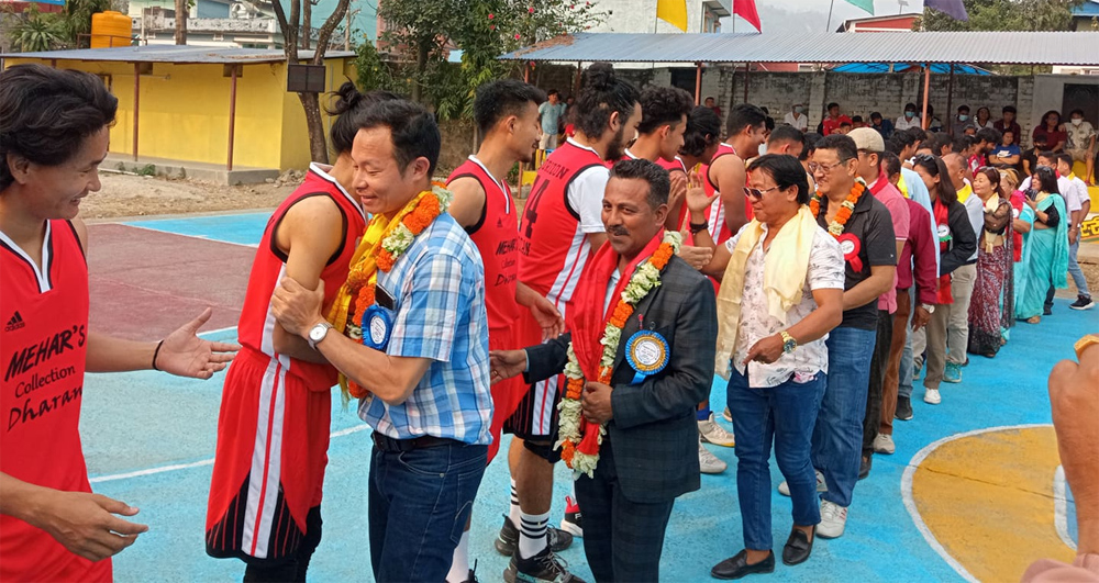 धरानमा राष्ट्रियस्तरको बास्केटबल शुरु
