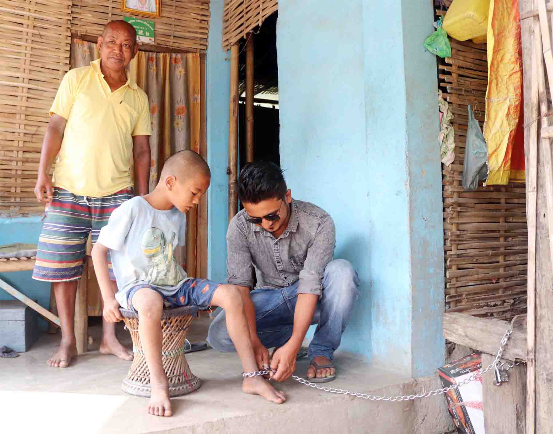 ९ वर्षीय बालक साङ्लोमा