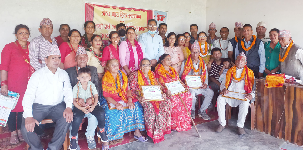 जमरकट्टेल समुदायद्वारा सम्मान