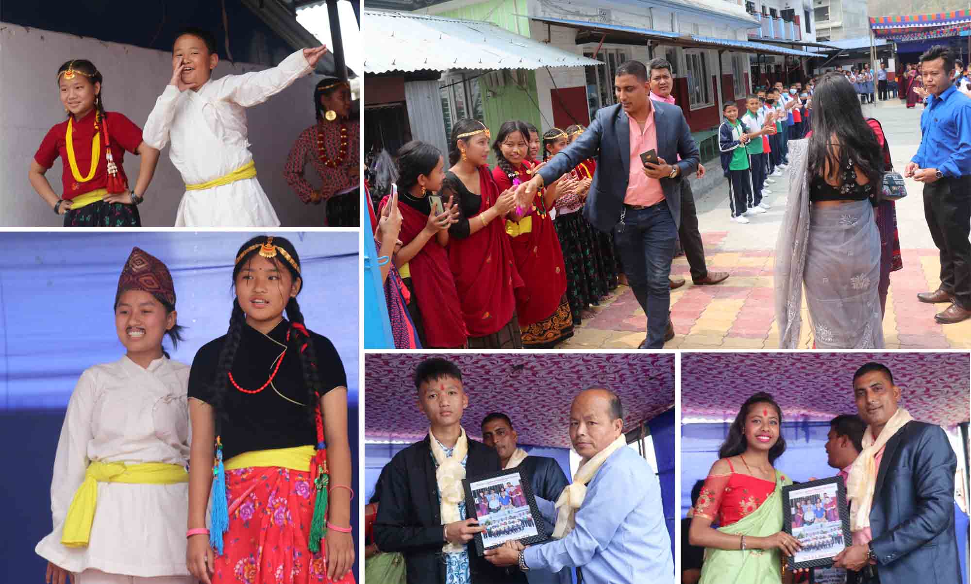धरान लिगामेन्टमा एसइई लेख्ने छात्रछात्राको विदाइ