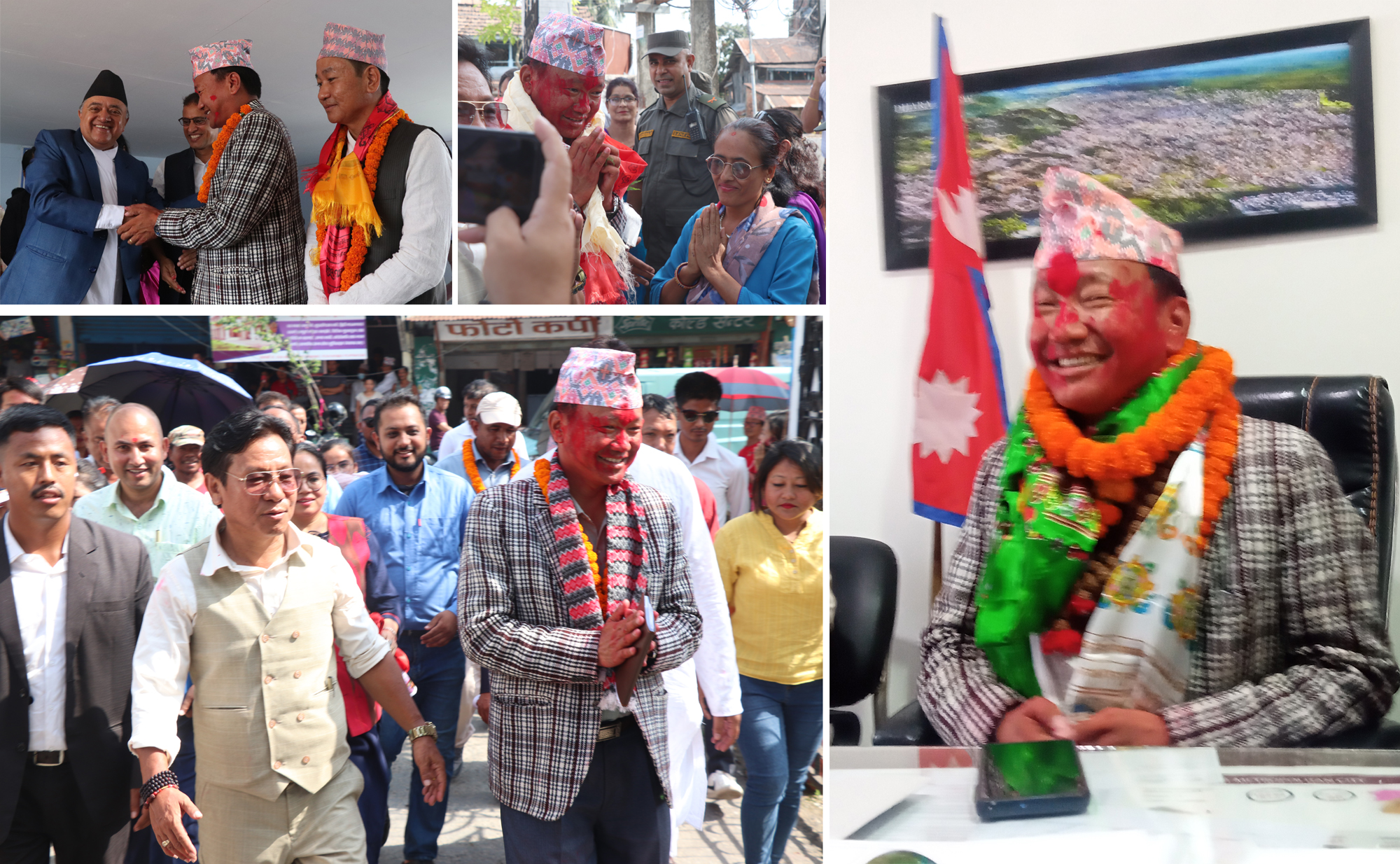 नवनिर्वाचित उपमेयर धरान उपमहानगरपालिका पुग्दा…
