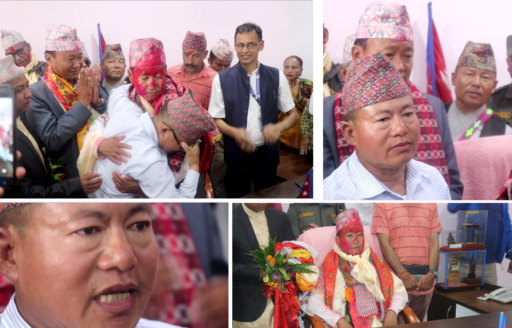 धरानमा मेयर हर्क साम्पाङका साथीको हर्ष