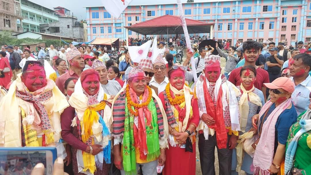 धरानमा एमालेले ७ वटा वडामा जीत निकाल्यो