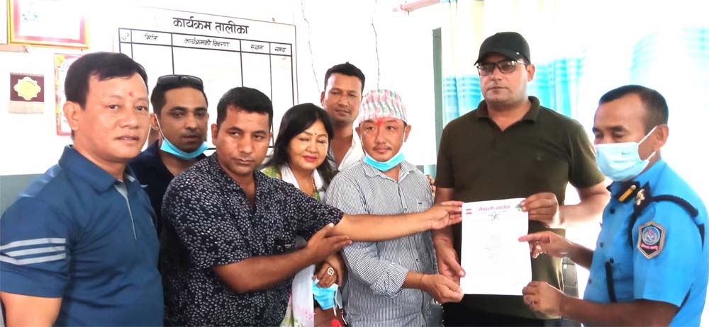 धरानमा आपराधिक घटना बढ्दै अशान्त बनेको भन्दै कांग्रेसद्वारा ज्ञापनपत्र