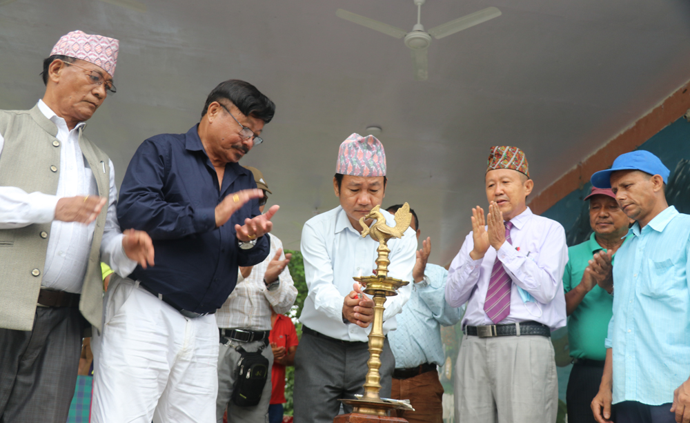 धरानमा प्रदेशस्तरीय बास्केटबल शुरु