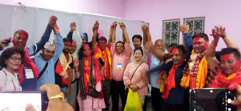 धरानमा सुनसरी उवासंघको निर्वाचनको मत परिणाम सार्वजनिक