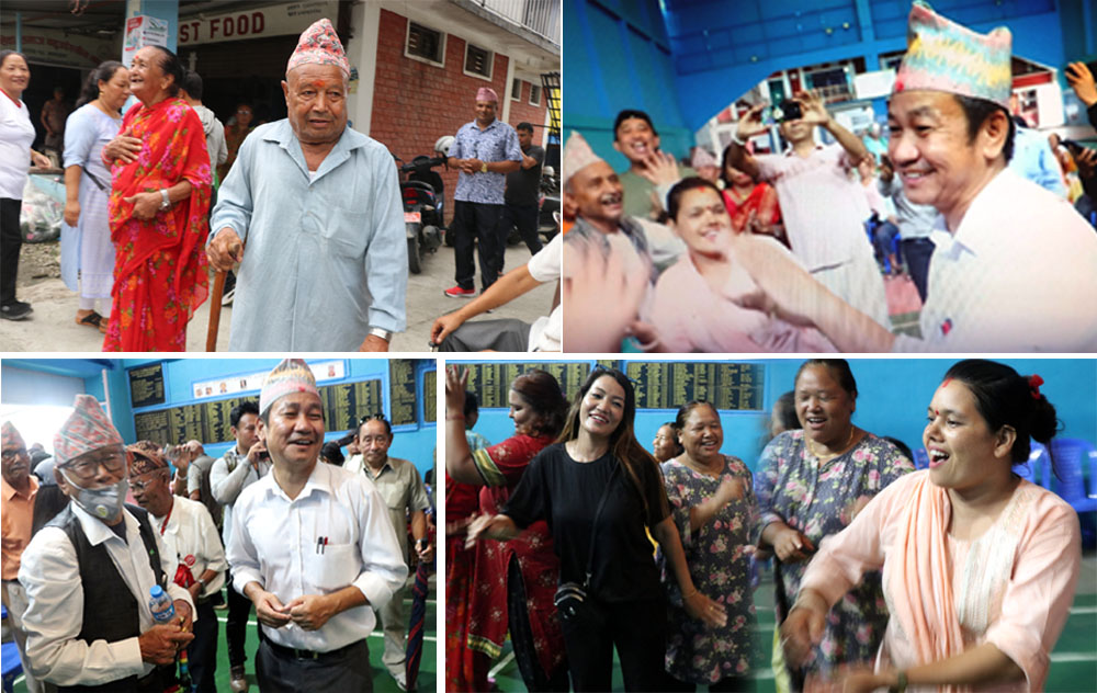 धरानका मेयर साम्पाङले सारङ्गीको धुनमा जनता नचाउँदै, वडा वडामा पुग्न थाले, ज्येष्ठ नागरिकका लागि निःशुल्क सेवा दिने अस्पताल जनश्रमदानबाटै बनाउने घोषणा