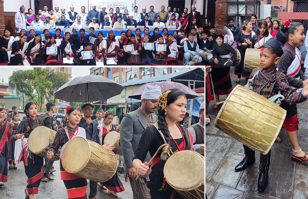 धरानमा धिमे बाजा सिक्दै नयाँ पुस्ता