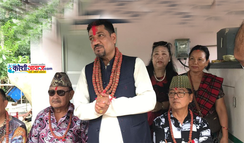 धरानमा कांग्रेस छाडेर स्वतन्त्रबाट चुनाव जितेका वडाध्यक्ष भुपेन्द्र भट्टराई अन्ततः राप्रपामा गए