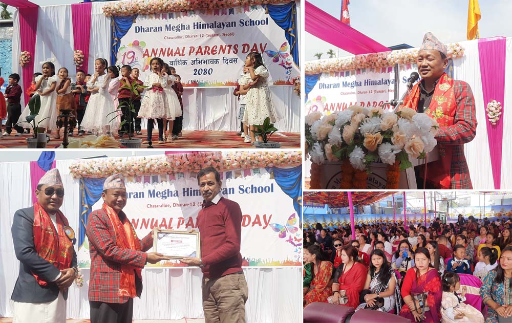 धरान मेघा हिमालयन स्कुलमा अभिभावक दिवस र विज्ञान प्रदर्शनी