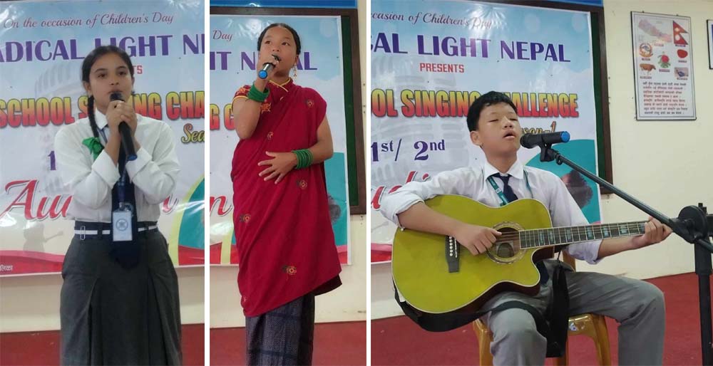 धरानमा स्कुलका विद्यार्थीबीच गायन प्रतियोगिता सिङगिङ च्यालेन्ज, ४१  जना छनौट