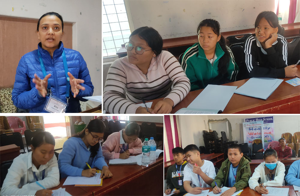 धरानको पब्लिक हाइस्कुलमा आत्महत्या रोक्न सचेतना