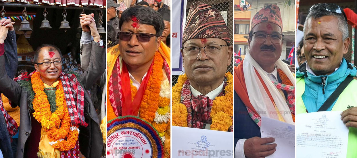 उपनिर्वाचनमा ठूला दलकै वर्चश्व, कीर्तिपुरमा कांग्रेसले जित्यो, मेयर साम्पाङले समर्थन गरेका महर्जन चौथोमा