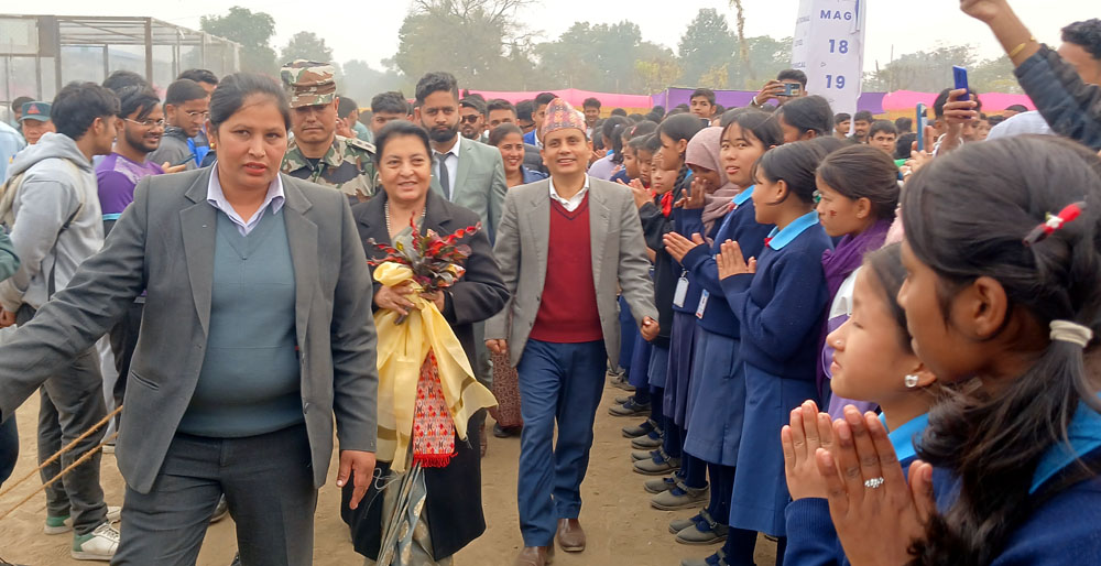 धरानमा पूर्व राष्ट्रपति विद्यादेवी भण्डारी, एमालेमा पुनरागमनको संकेत !