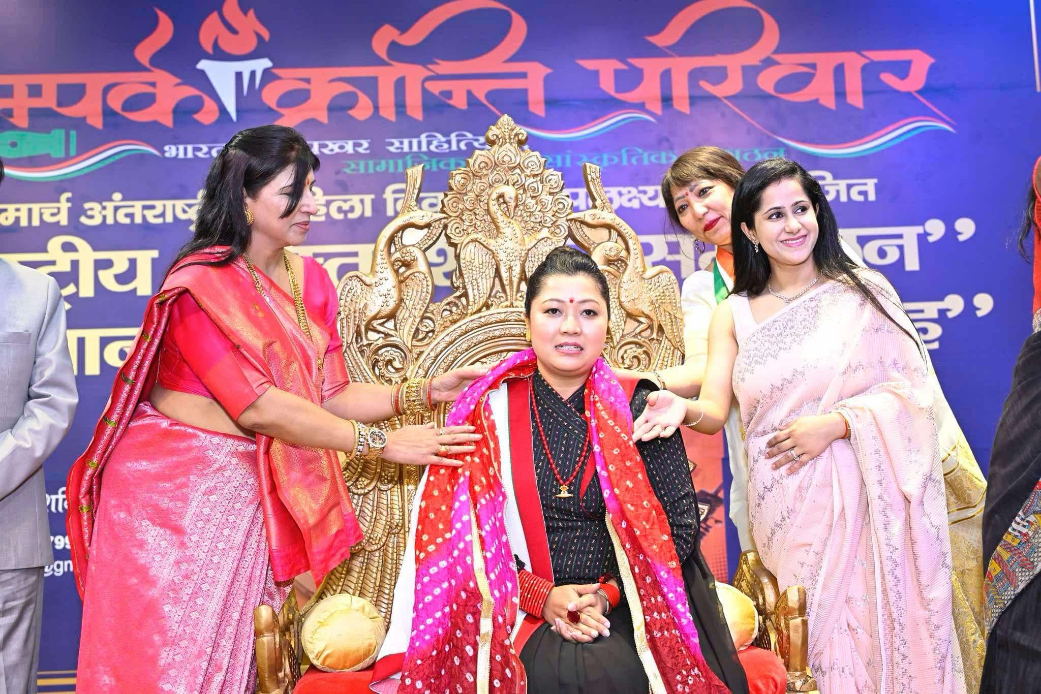 चर्चित गायिका मिलन नेवारलाई भारतमा सम्मान