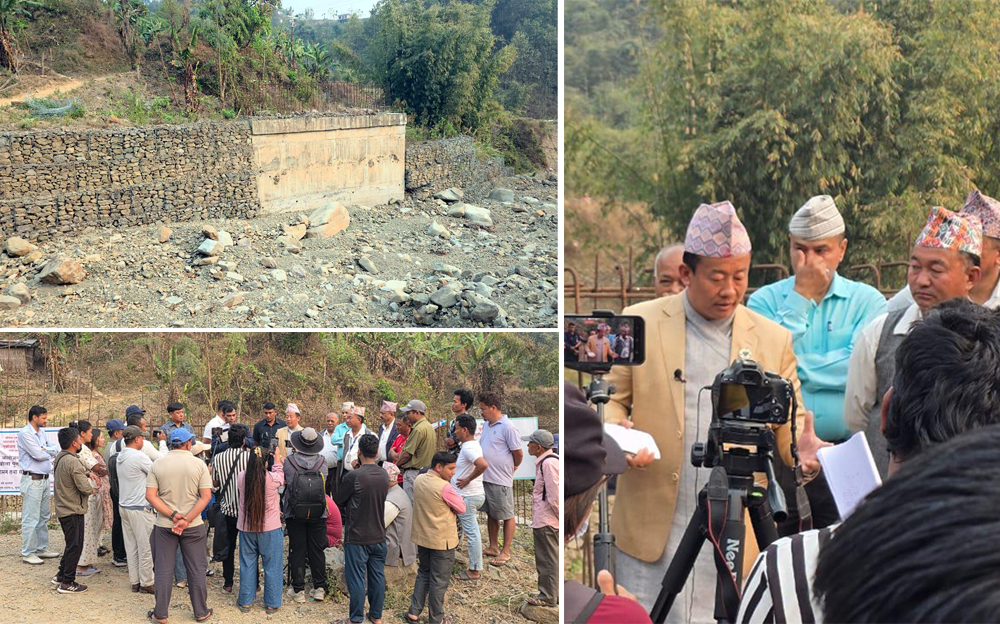 धरानमा मन्त्री आएर ठेकेदारलाई  दिए अन्तिम चेतावनी, छड्के अनुगमन, कालोसूचीमा राख्ने तयारी