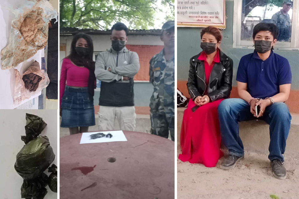 धरानका युवायुवती ब्राउन सुगरसहित बाटैबाट समातिए