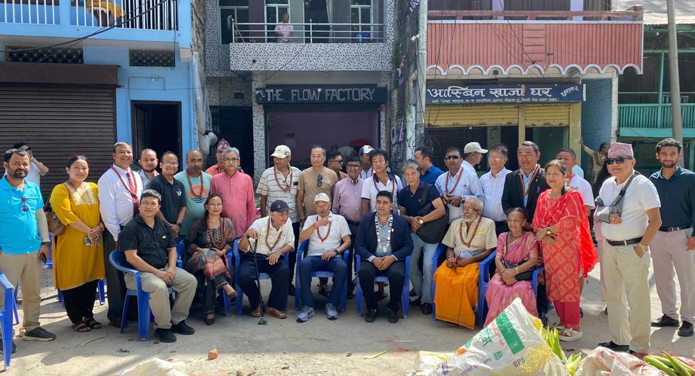 धरानको ऐतिहासिक चन्द्रपुरमा डबलीको शिलान्यास