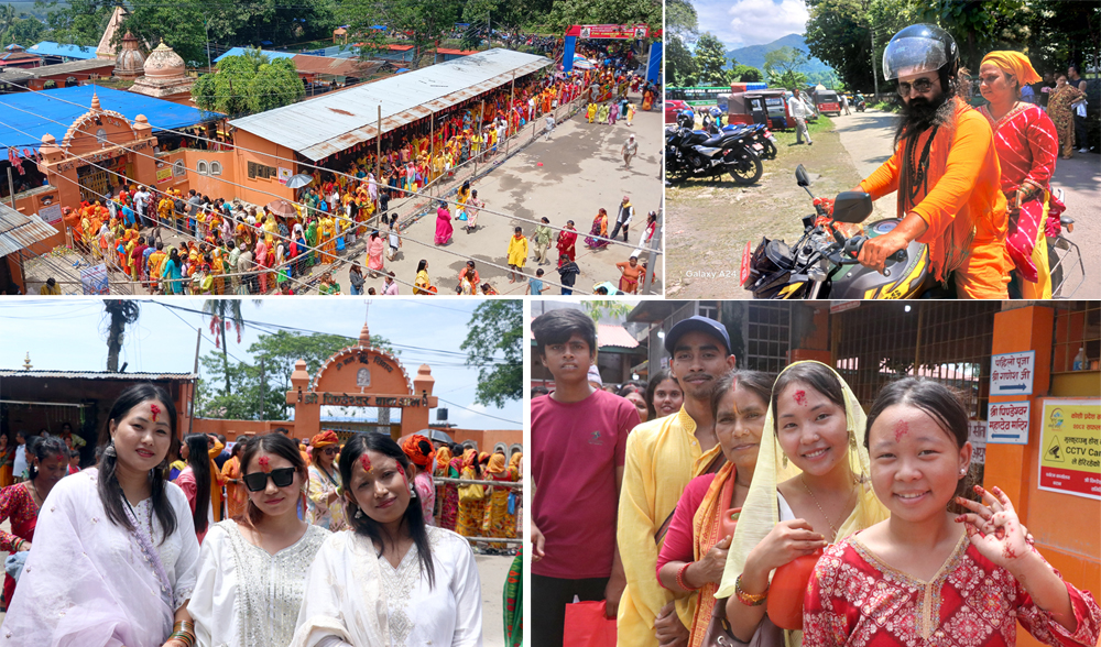 धरानको पिण्डेश्वरमा ४१ वर्षदेखि निरन्तर ‘बोलबम’, पहिलो सोमबार ‘लोकल बम’ बढी (७५ तस्वीर र भिडियोसहित)