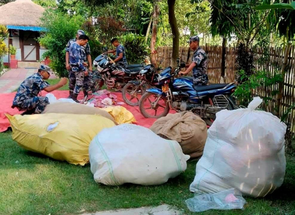 सुनसरीमा सशस्त्र प्रहरीद्वारा ६ करोड भन्दा बढी मूल्यका भन्सार छलीका सामान बरामद