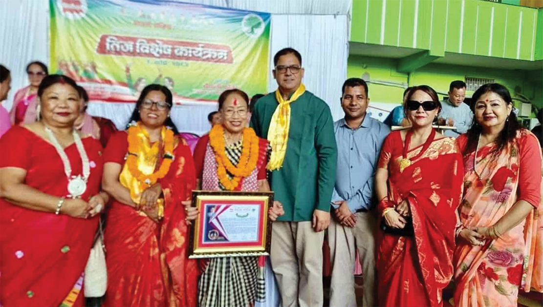 धरानकी सुब्बालाई राष्ट्रिय पुरस्कार