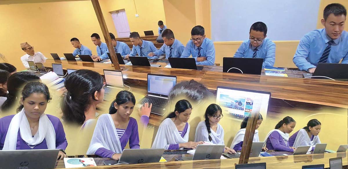 धरानको विष्णु स्कुलमा ३५ लाखको लगानीमा नयाँ ‘आइटी ल्याब’ सञ्चालन