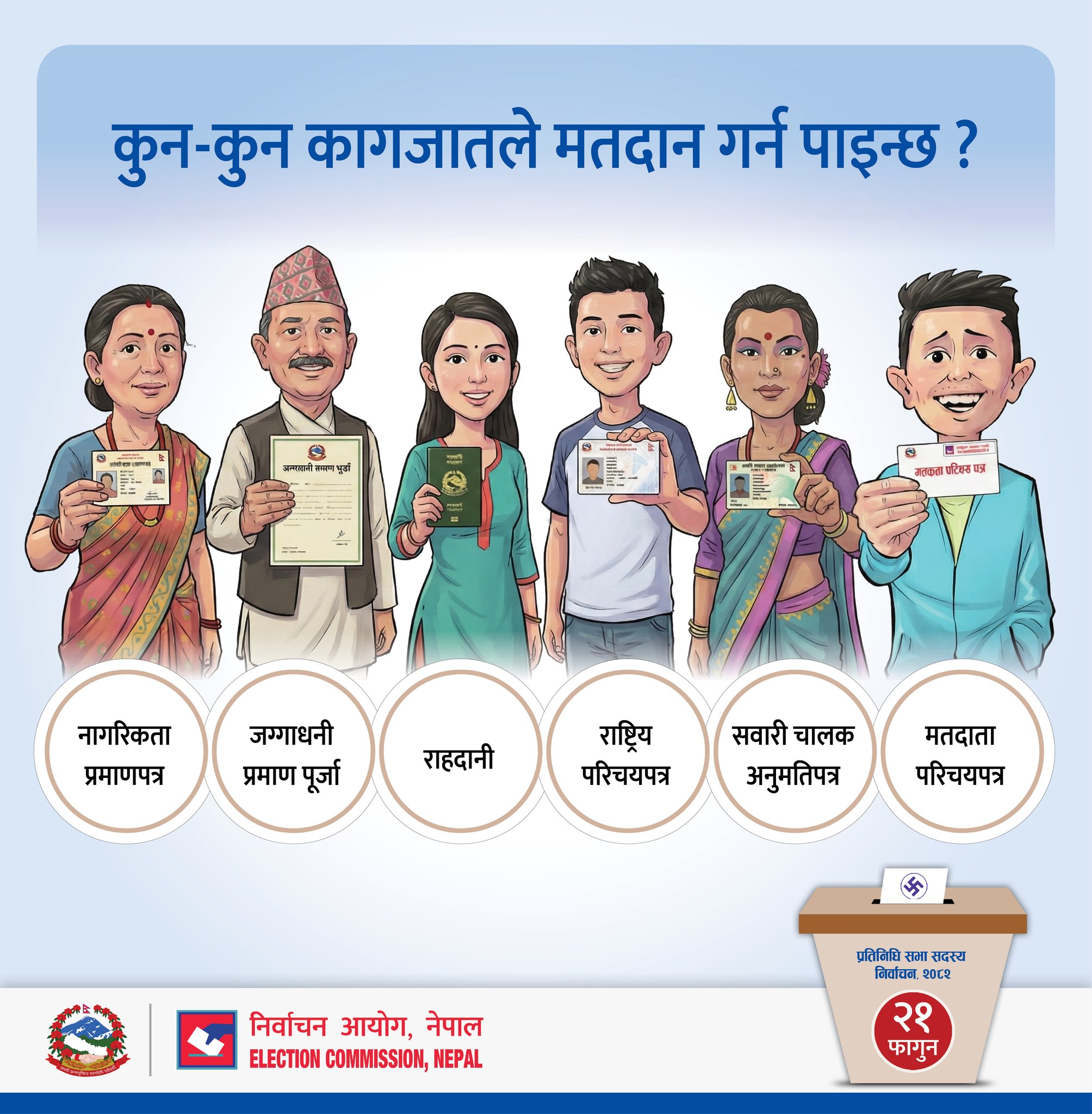 यस्तो छ मतदान गर्ने सही तरिका