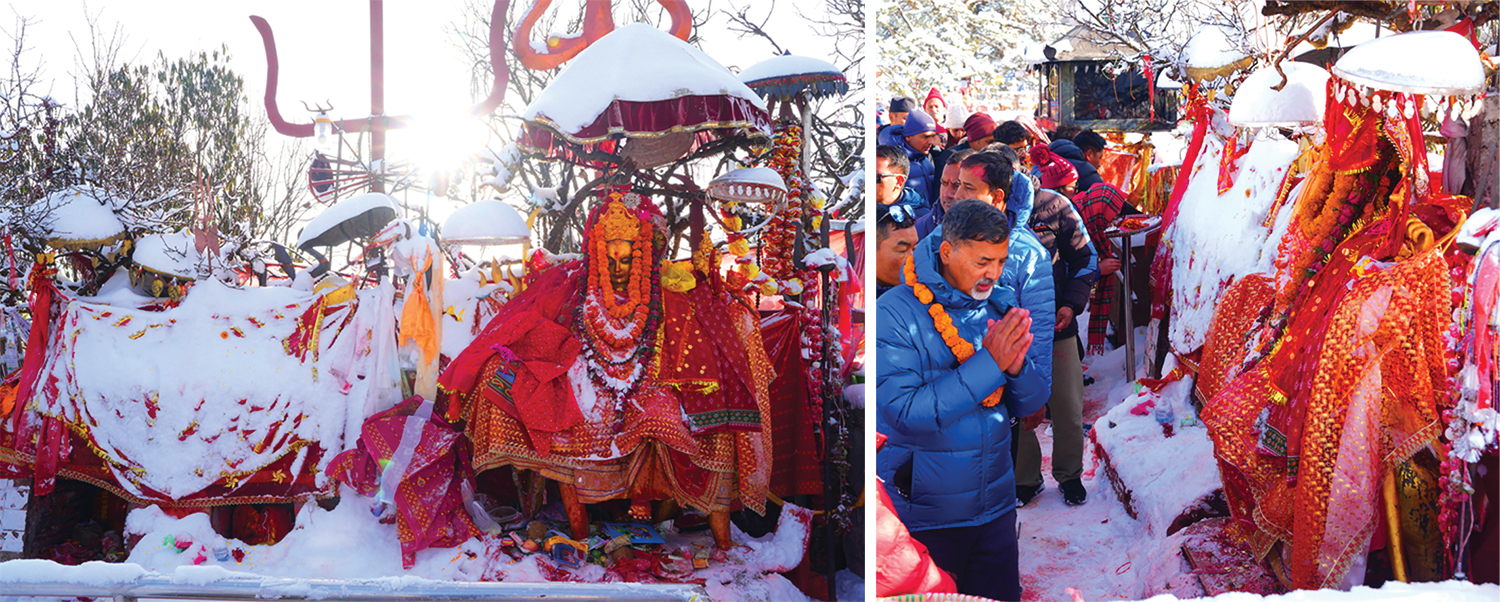 पाथीभरा मन्दिरमा ५० तोला सुन निस्कियो