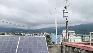 धरानको चट्याङ नाप्ने उपकरण बिग्रेर थन्कियो