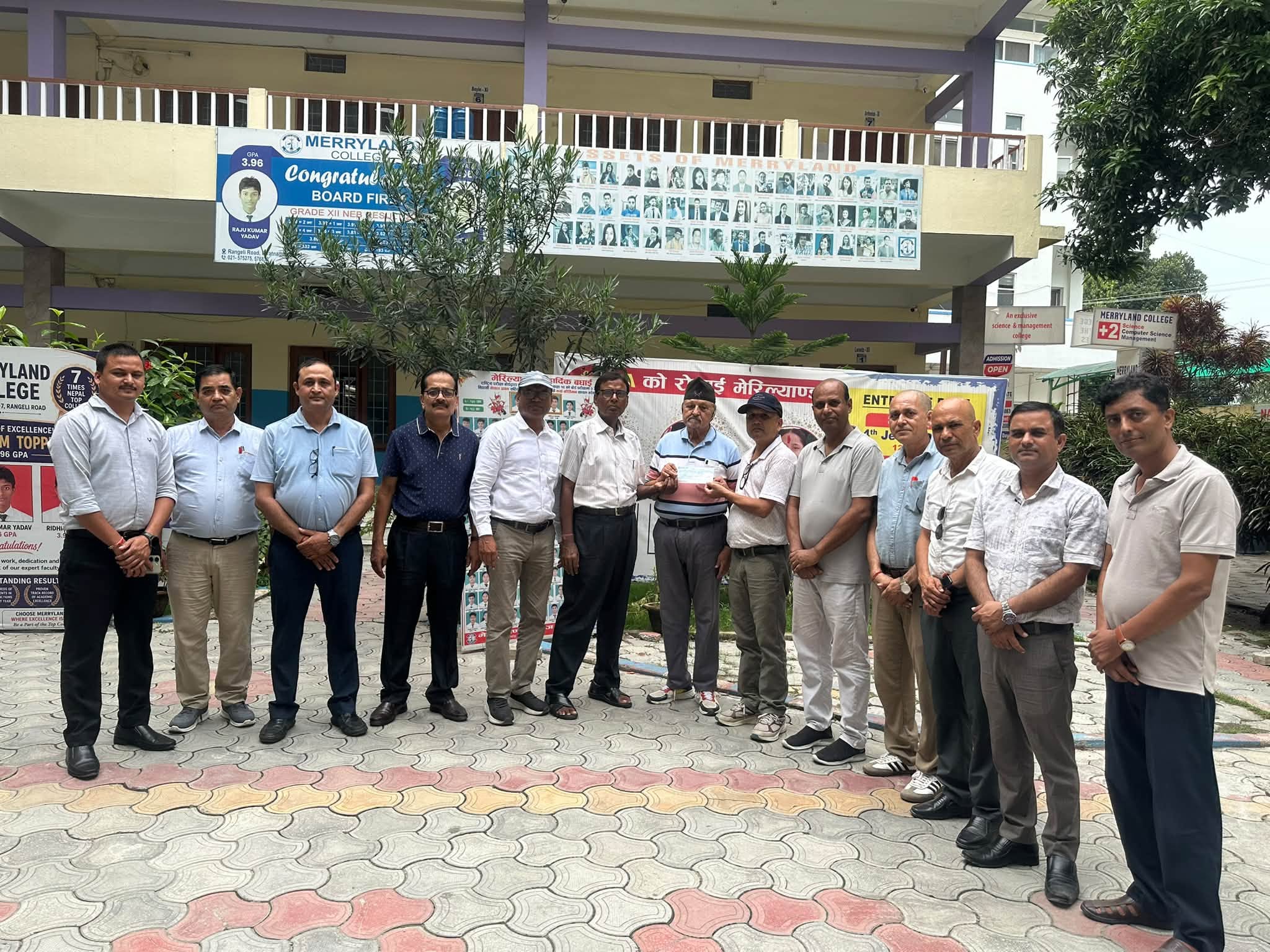 बाढी प्रभावितका लागि प्याब्सन मोरङले जुटायो ७४ लाख ९५ हजार, एउटै कलेजले दियो ५ लाख