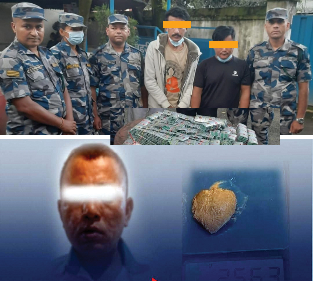 तीन वर्ष जेलमा बसेर फेरि थाले लागूऔषधको कारोबार, बराहक्षेत्रबाट ठूलो परिमाणमा लागूऔषधसहित फेरि समातिए