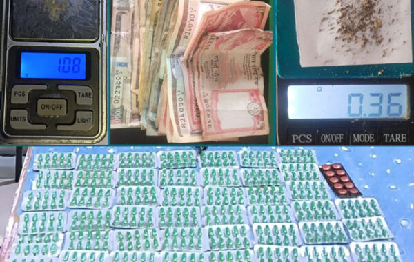 सुनसरीमा पैदल हिँडिरहेका तीनजना युवा ब्राउन सुगरसहित समातिए