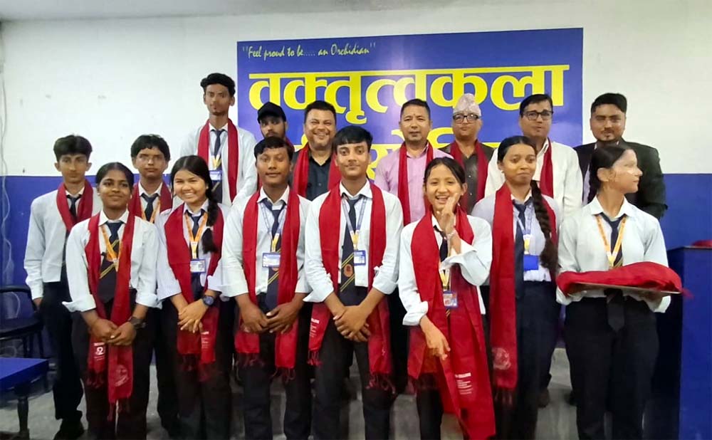 ‘अर्किट कलेजको बोल्नेकला प्रतियोगितामा मोबाइलदेखि जलवायु न्याय’ युनिषा राई प्रथम, उत्कृष्ट १० विद्यार्थी छनौट