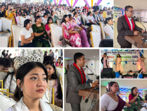 धरान मेघा कलेजमा सांस्कृतिक कार्यक्रमसहित स्वागत