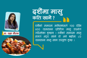 दशैंमा मासु कति खाने ?