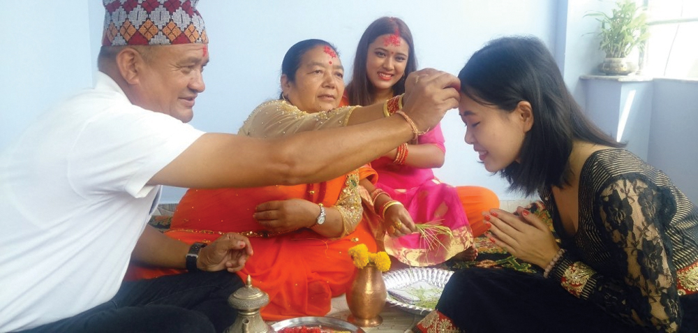 दशैंको साइत सार्वजनिक, पश्चिम मोहडा गरेर टिका लगाउनुपर्ने